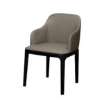 Gemma Dining Chair X – Greige Leather