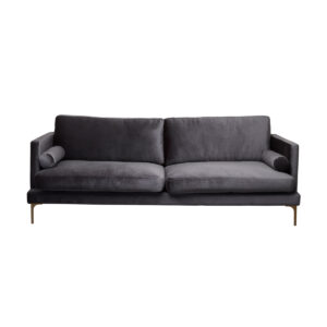 Bonham Sofa – 2 Cushions – Black Pearl