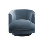 Cleo Swivel Chair – Arctic Blue