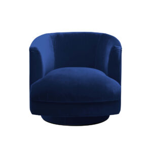 Cleo Swivel Chair – Midnight Blue