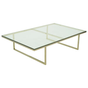 Robb Table – Polished Brass