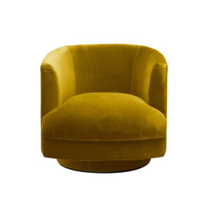 Cleo Swivel Chair – Saffron
