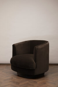 Cleo Swivel Chair – Truffle