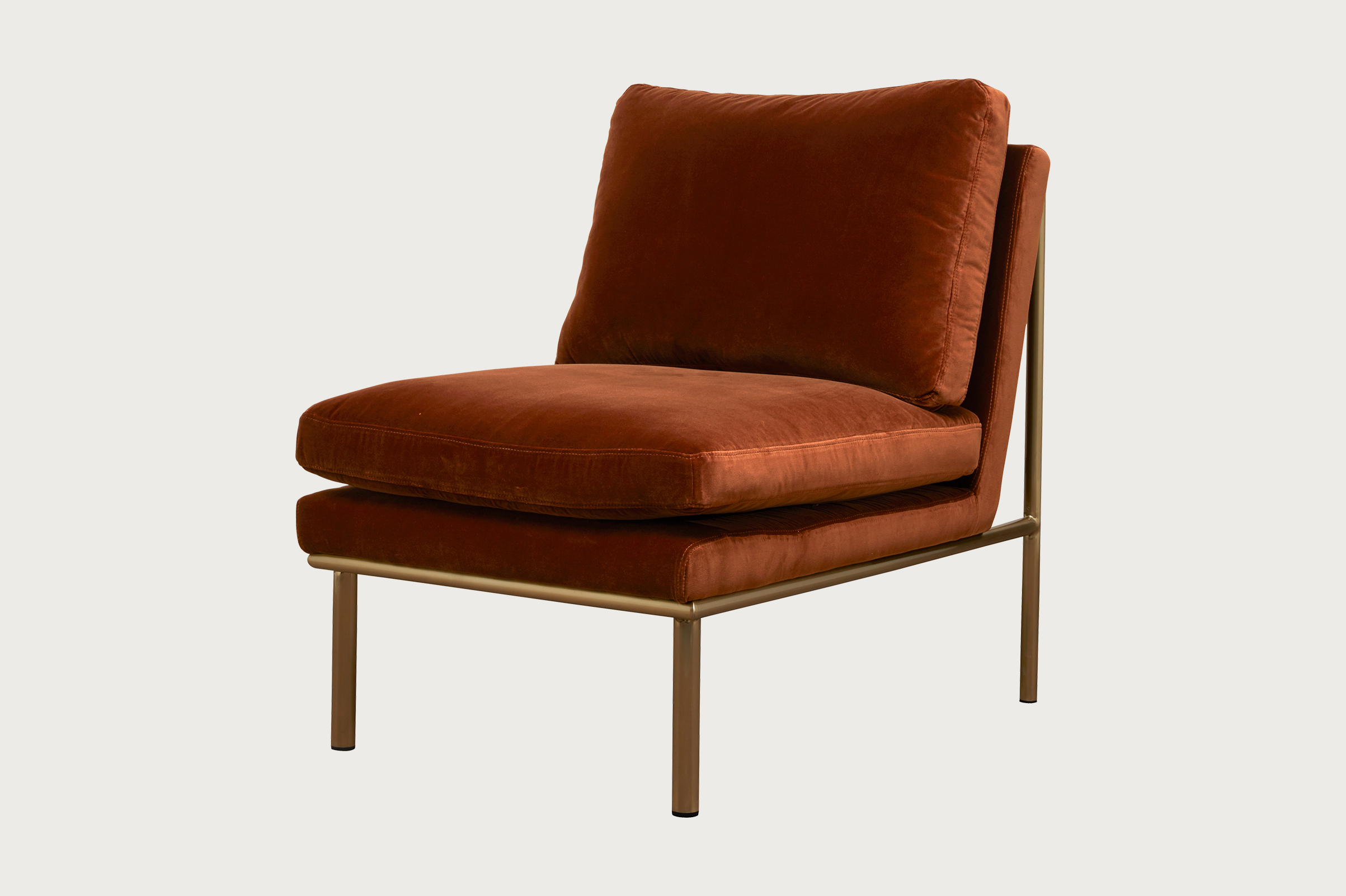 April Lounge Chair – Retro Orange