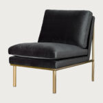 April Lounge Chair – Black Pearl