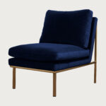 April Lounge Chair – Midnight Blue