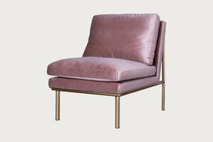 April Lounge Chair – Rosewater