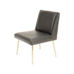 Art Lounge Chair – Black Leather