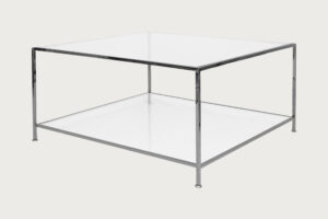 Big Square Table – Black Chrome