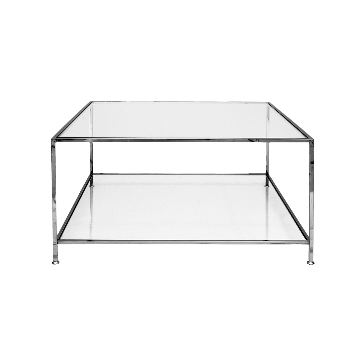 Big Square Table Black Chrome Ruth & Joanna