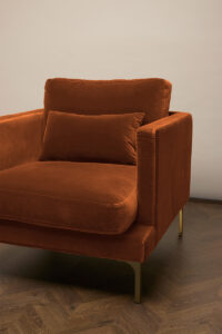Bonham Armchair – Retro Orange