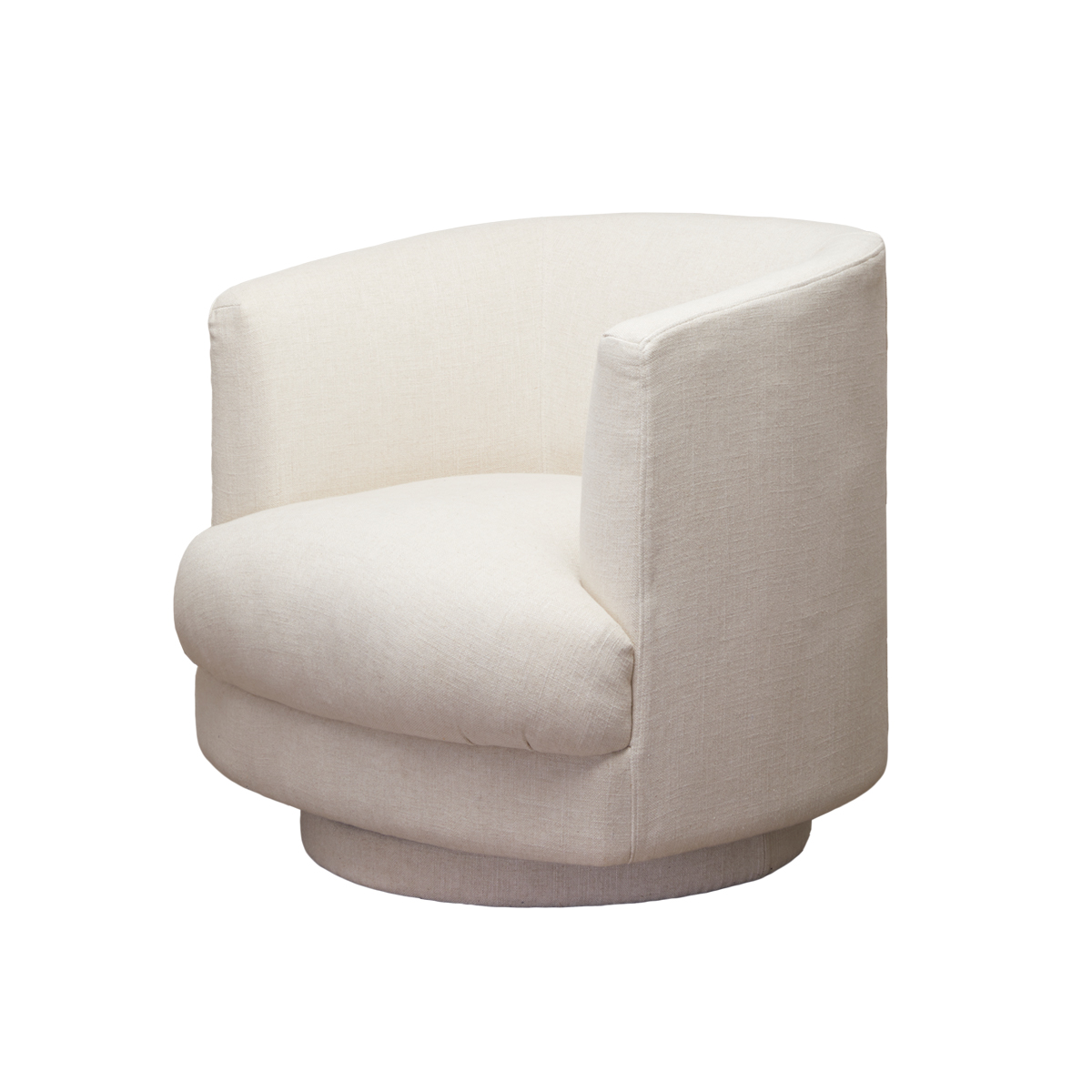 Cleo Swivel Chair – Antique White