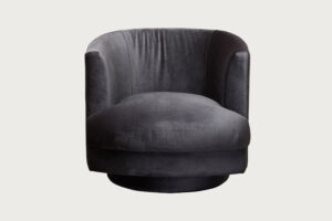 Cleo Swivel Chair – Black Pearl