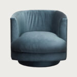 Cleo Swivel Chair – Blue Lagoon