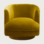 Cleo Swivel Chair – Saffron