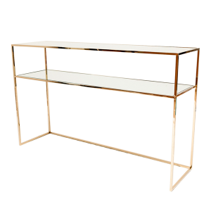 Gazelle Console Table – Polished Brass