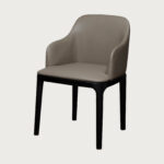 Gemma Dining Chair X – Greige Leather