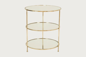 Layer Side Table – Polished Brass