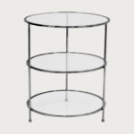 Layer Side Table – Black Chrome