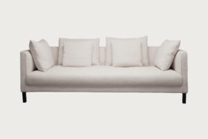 Mercer Sofa – Antique White Linen