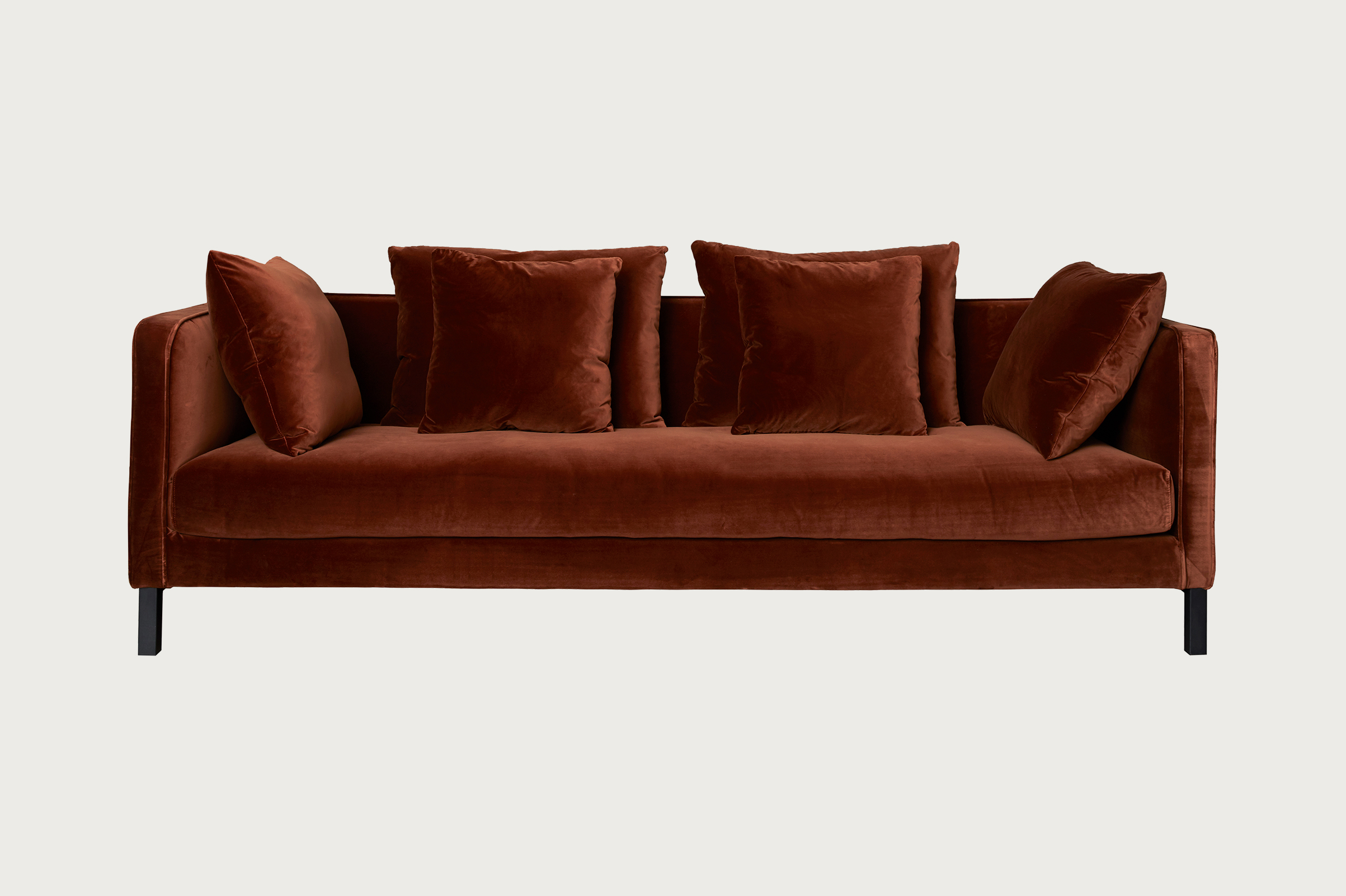 Mercer Sofa – Rust