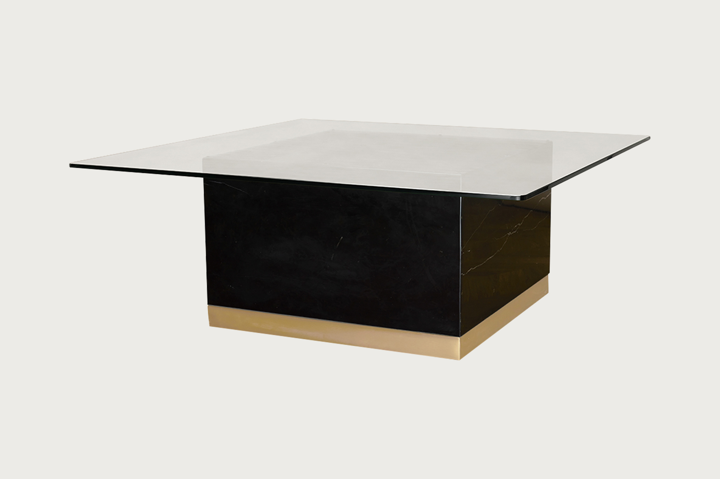 Quebec Coffee Table – Black Marquina Marble