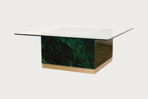 Quebec Coffee Table – Green Marble
