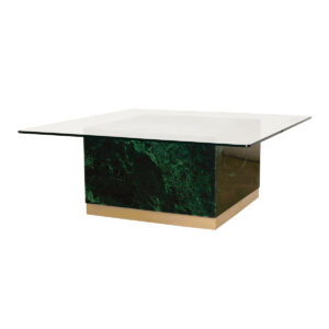 Quebec Coffee Table – Green Marble