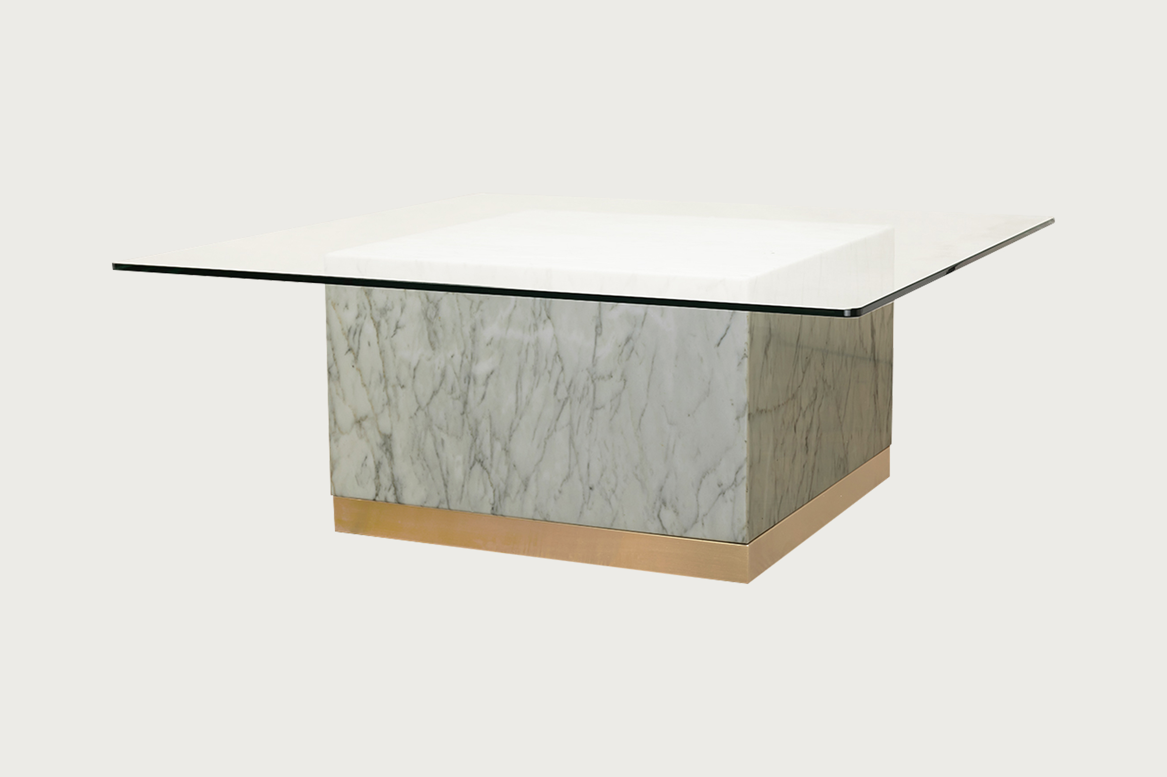 Quebec Coffee Table – White Carrara Marble