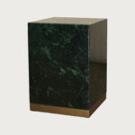 Quebec Side Table – Green Marble
