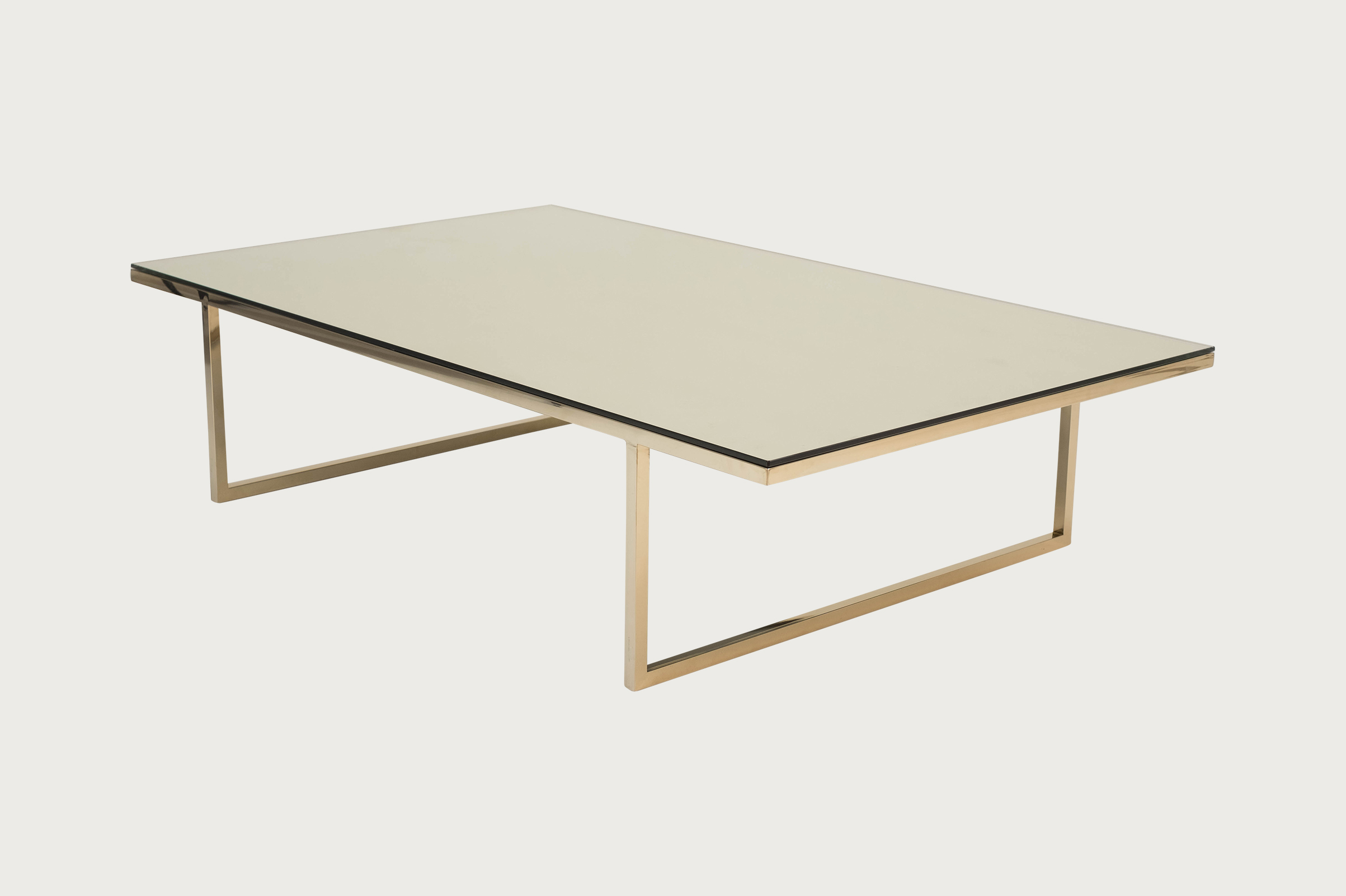 Robb Table – Polished Brass