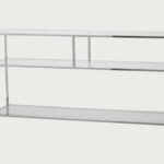 Shelby Console Table Large – Chrome