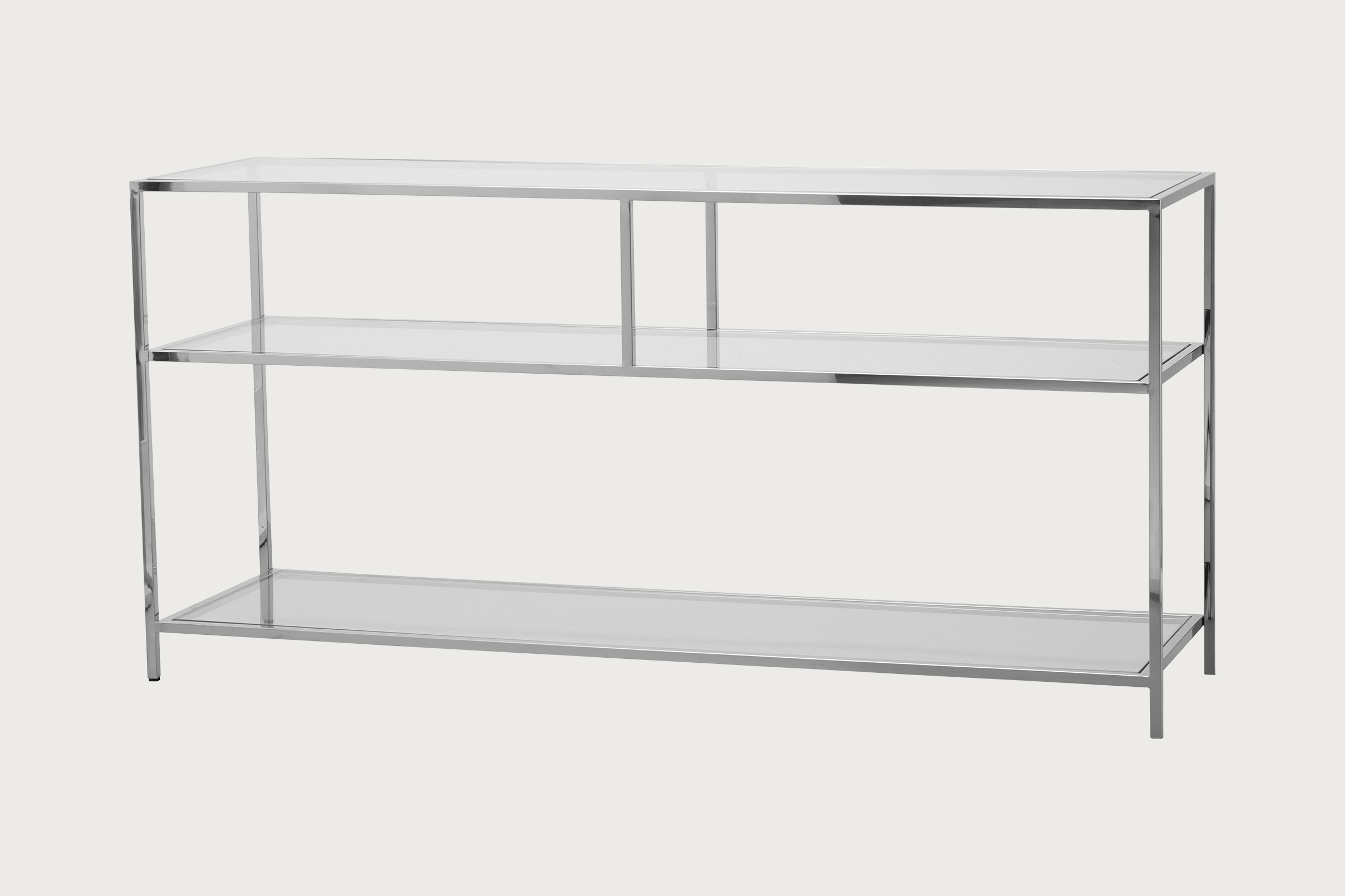 Shelby Console Table Large – Chrome