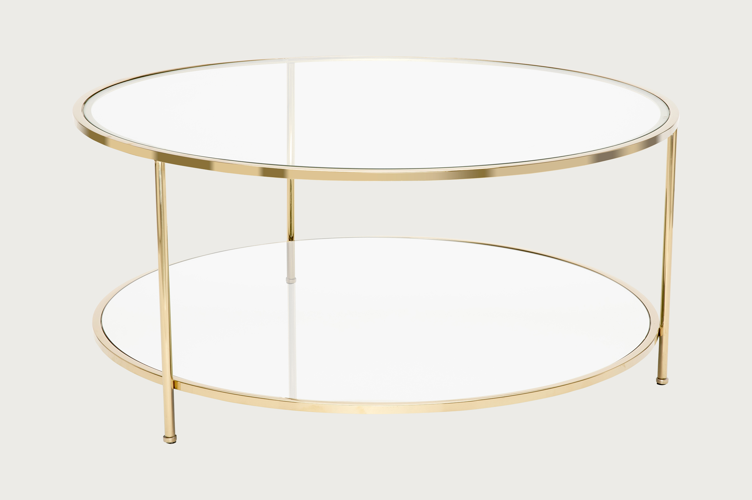 Sphere Coffee Table – Polished Brass