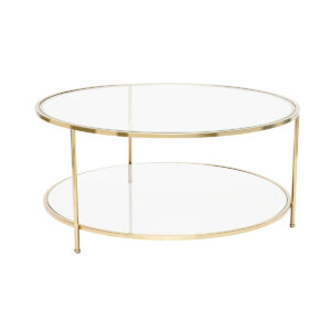 Sphere Coffee Table – Polished Brass