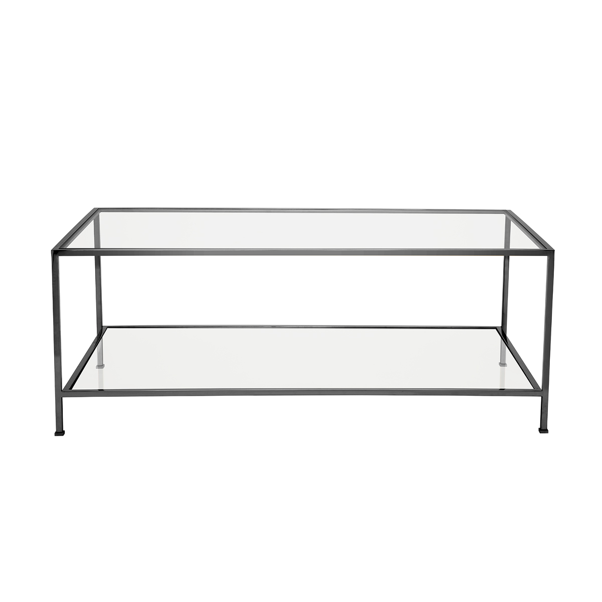Wing Coffee Table – Black Chrome